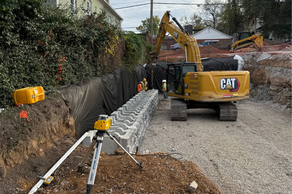 Modera Nations water main replacement, Mill Creek Residential, urban corridor