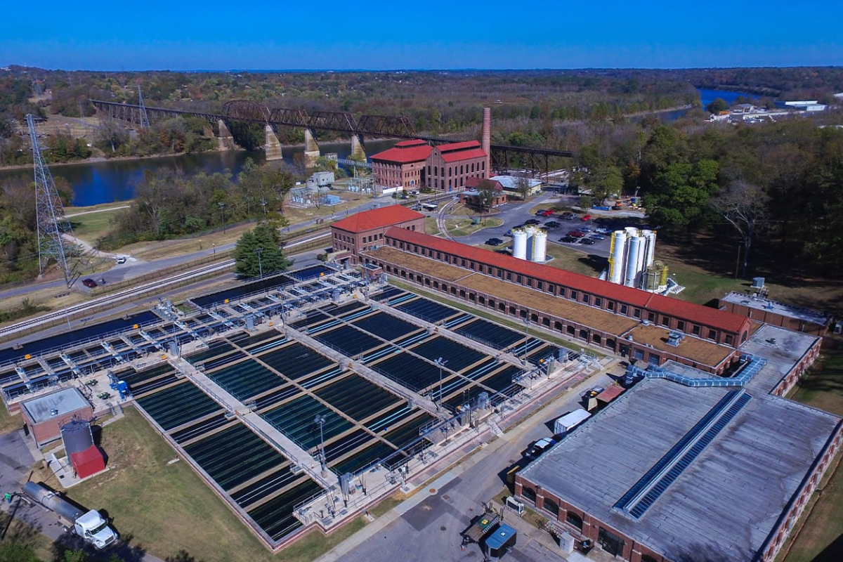 Omohundro Water Treatment Plant infrastructure, Metro Water Nashville